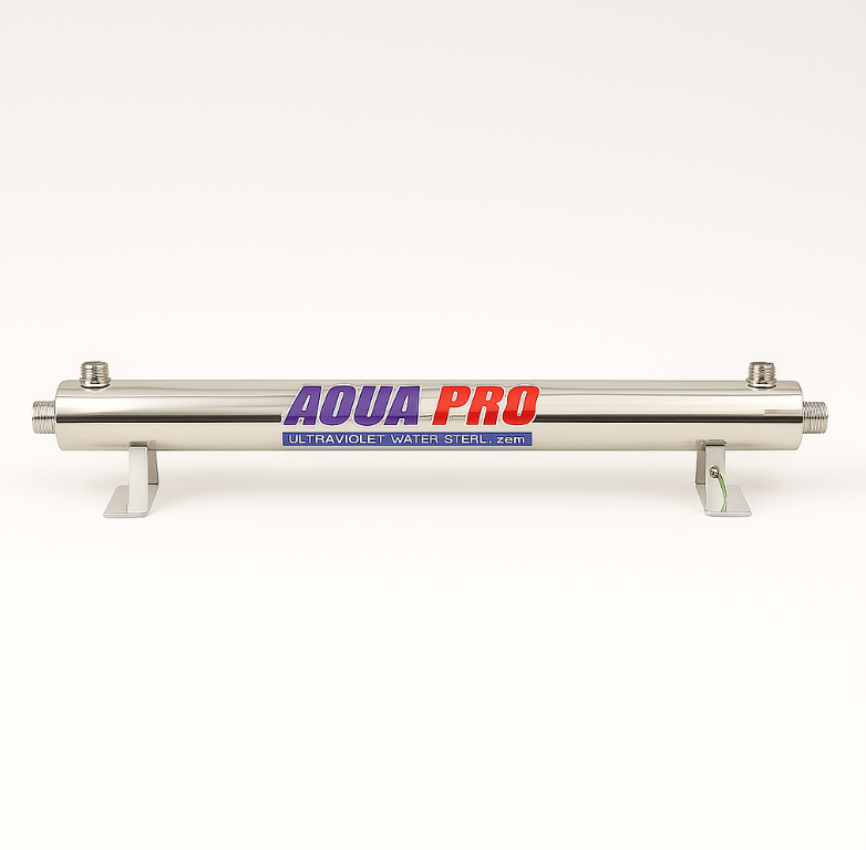 inox buis met UV lamp